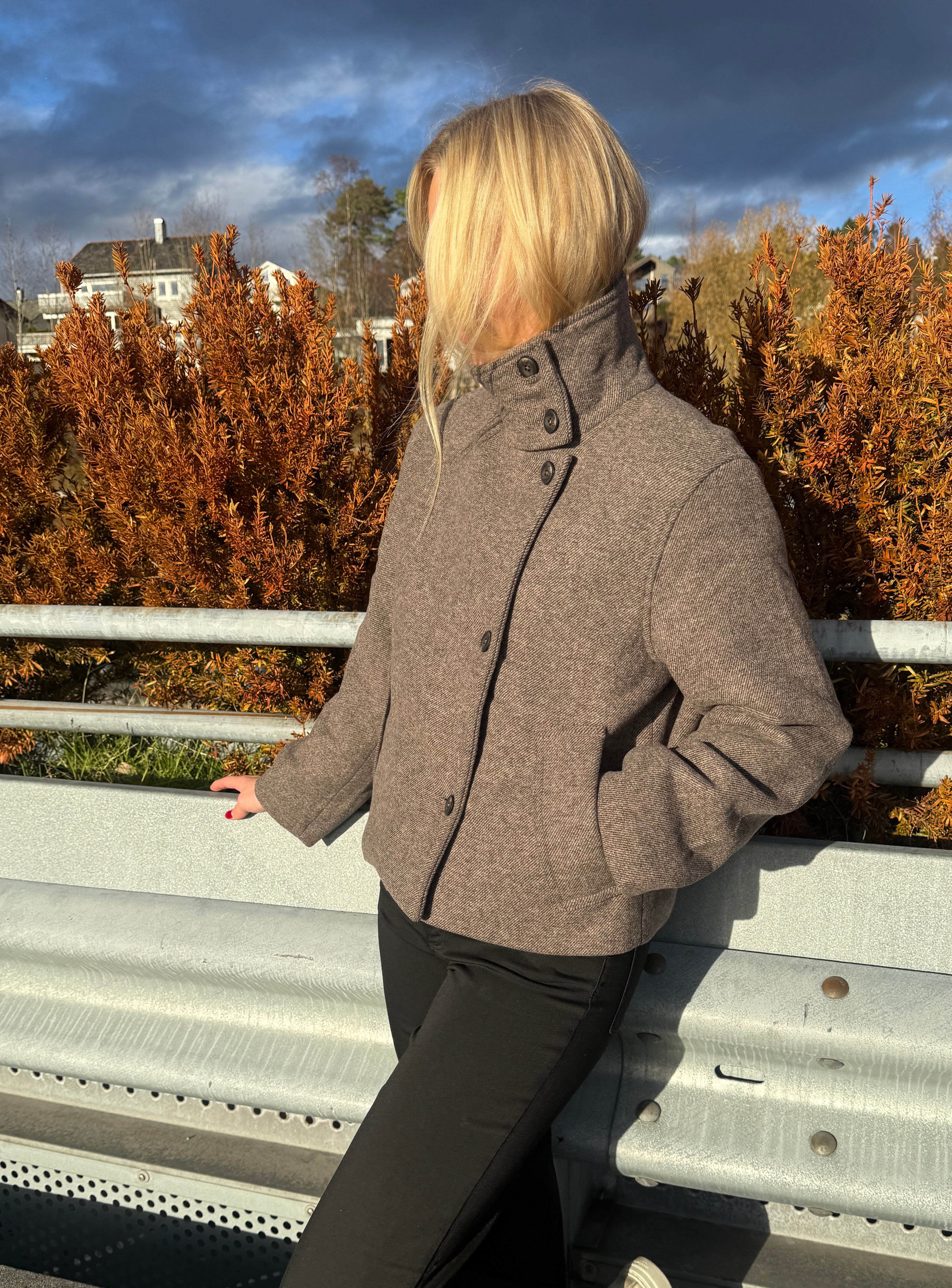 OBJRIKI Coat - Morel